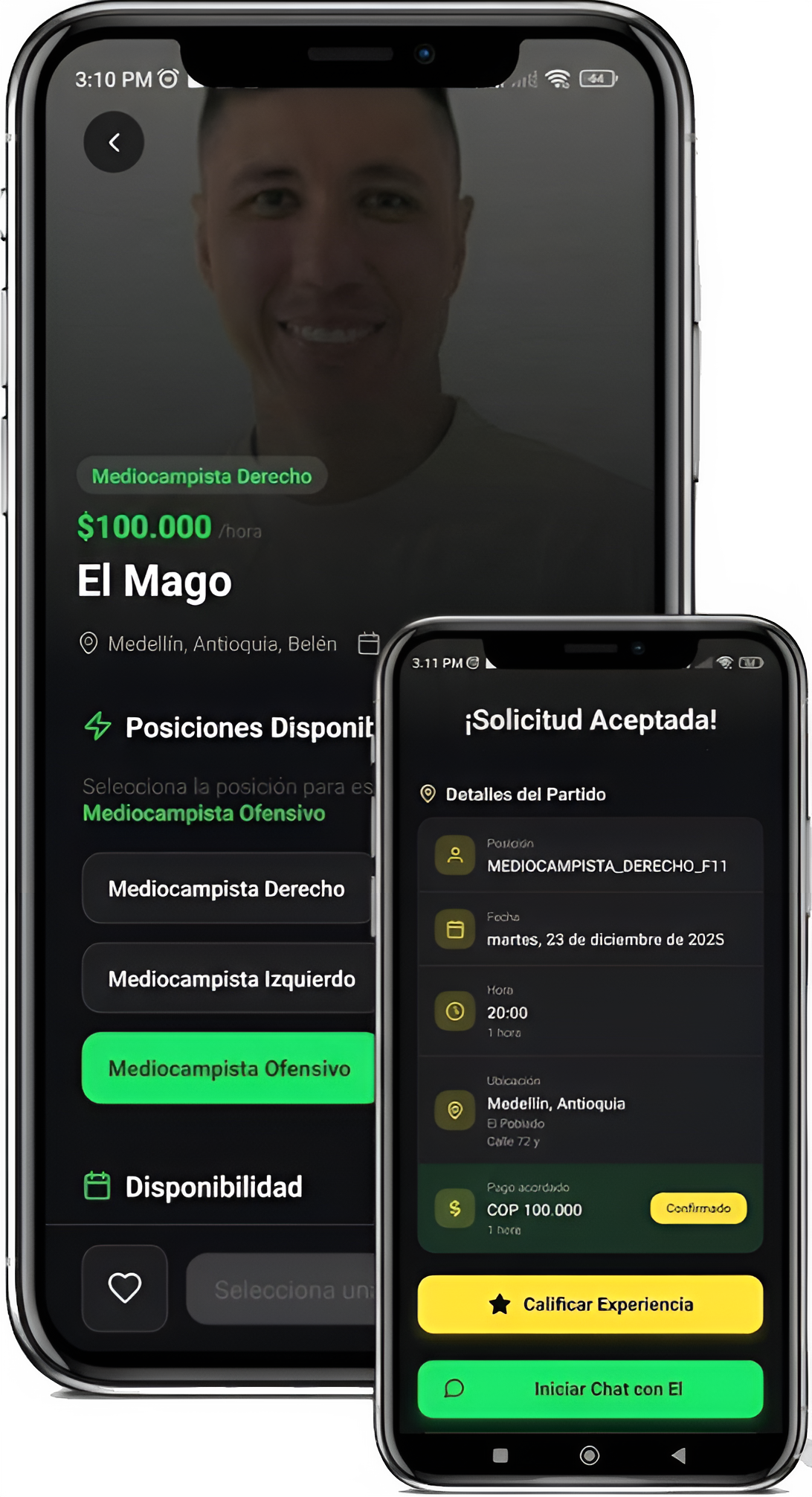 Contrata jugadores cuando los necesites